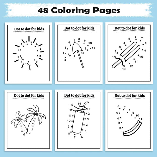 Hawaii Fun Adventures Coloring Pages – 48 Tropical Island Scenes for Kids - BIG FRENCHIES