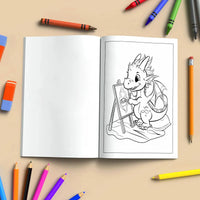 Kawaii Dinosaur World – Cute Dino Adventure Coloring Pages – 48 Pages – Magical, Fun, Easy to Color – For Kids - BIG FRENCHIES
