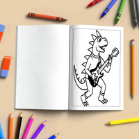 All About Dinos Coloring Pages – 48 Pages – Adorable Dino Adventures and Fun Scenes – For Kids - BIG FRENCHIES