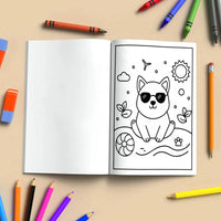 Hawaiian Fun Days Coloring Pages – 48 Cute Beach and Island Activities for Kids - BIG FRENCHIES