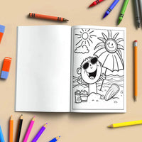 Kawaii Island Fun Hawaii Coloring Pages – 48 Adorable Beach and Ocean Illustrations for Kids - BIG FRENCHIES