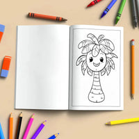 Kawaii Summer Fun Coloring Pages – 48 Pages – Cute Beach, Vacation, and Fun Summer Designs – For Kids - BIG FRENCHIES