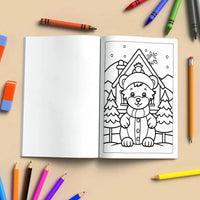 Snowy Friends Coloring Pages – 48 Pages – Cute Winter Animals – For Kids - BIG FRENCHIES