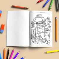Aloha Spirit Hawaiian Coloring Pages – 48 Pages – Cute Island Life, Palm Trees, Surfboards – For Kids - BIG FRENCHIES