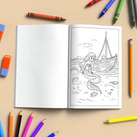 Tropical Siren Coloring Pages – 48 Magical Mermaid Moments for Kids - BIG FRENCHIES