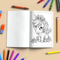Unicorn Friends in Bloom Coloring Pages – 48 Playful and Kid-Friendly Illustrations - BIG FRENCHIES