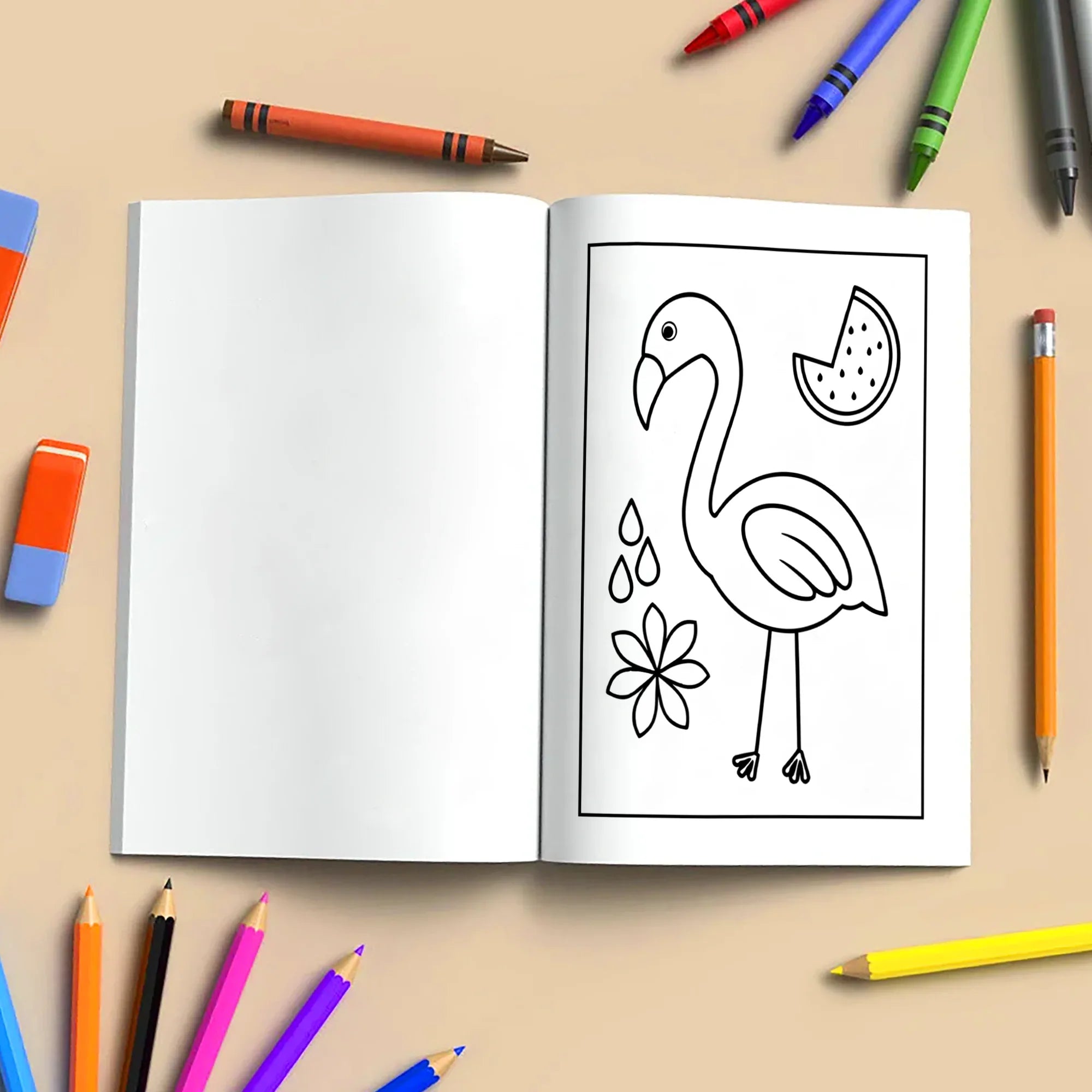 Tropical Vibes Hawaii Coloring Pages – 48 Relaxing Summer Scenes for Kids - BIG FRENCHIES