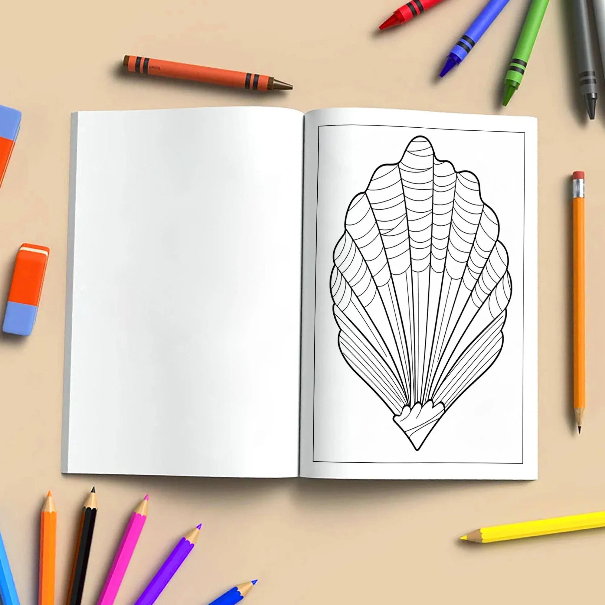 Island Fun – Hawaii Coloring Pages – 48 Tropical Summer Scenes for Kids - BIG FRENCHIES