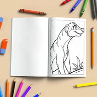 Wild Friends Coloring Pages – 48 Pages – Fun Animal Designs – For Kids - BIG FRENCHIES