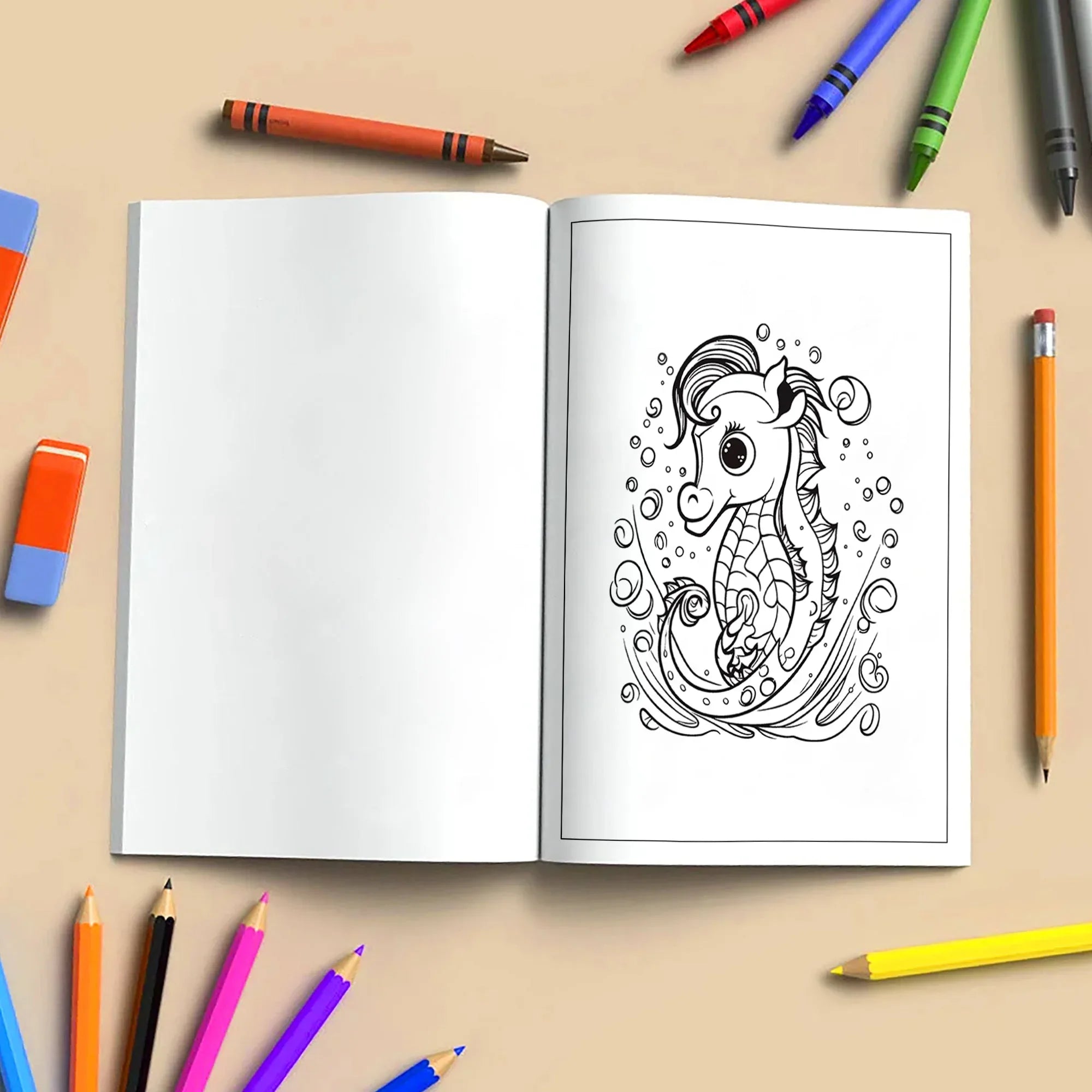 Ocean Friends of Hawaii Coloring Pages – 48 Fun Sea Life Designs for Kids - BIG FRENCHIES