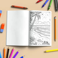 Tropical Island Adventures Hawaii Coloring Pages – 48 Cute Beach Activities for Kids - BIG FRENCHIES