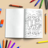 Island Explorers Coloring Pages – 48 Fun Hawaii Outdoor Adventures – For Kids - BIG FRENCHIES