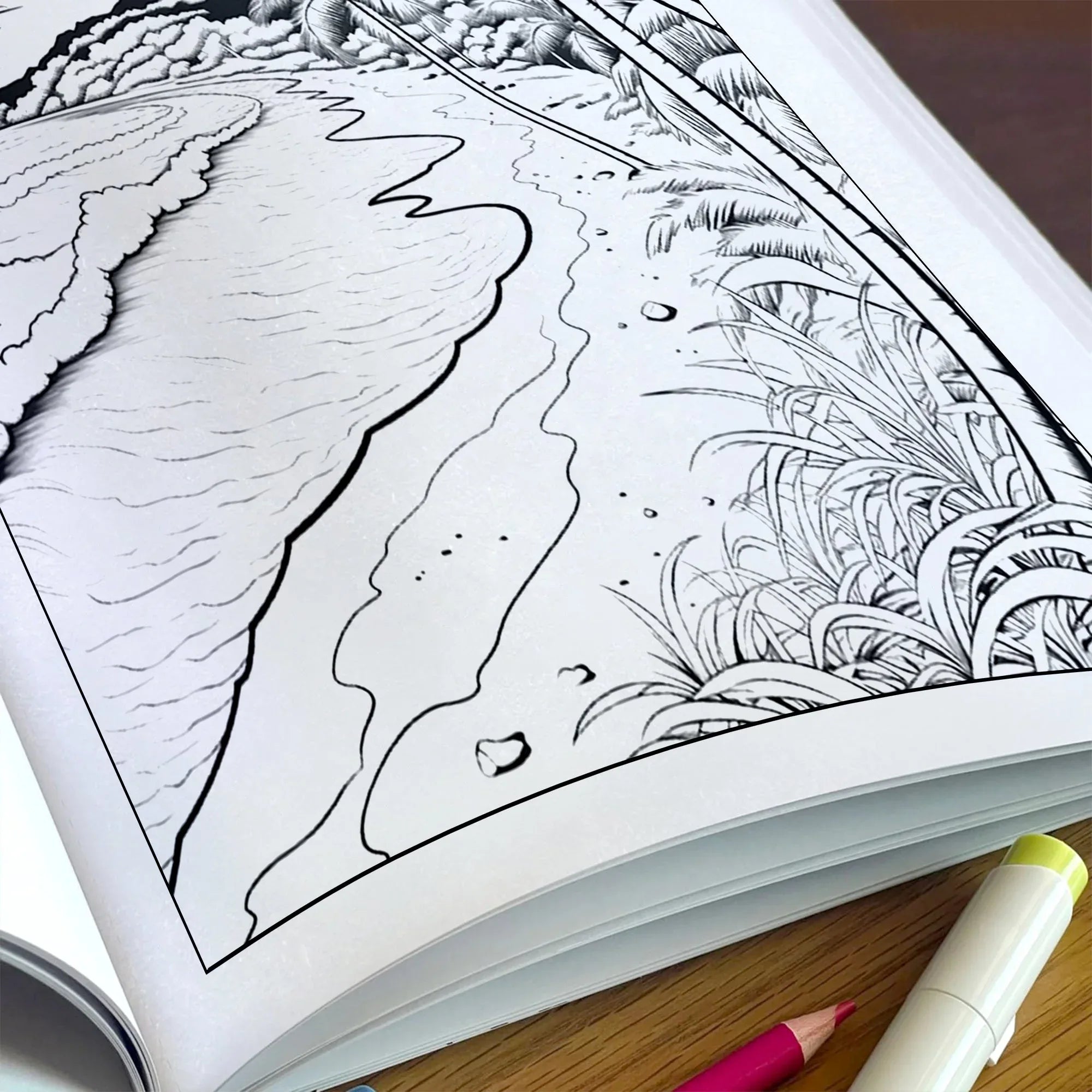 Sunshine Paradise Coloring Pages – 48 Fun and Easy Hawaii-Themed Coloring Sheets for Kids - BIG FRENCHIES