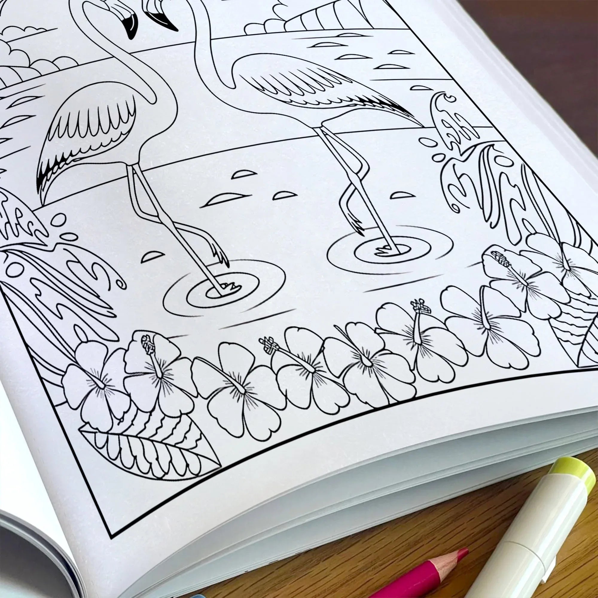 Aloha Adventures Coloring Pages – 48 Cute Beach & Ocean Scenes for Kids - BIG FRENCHIES