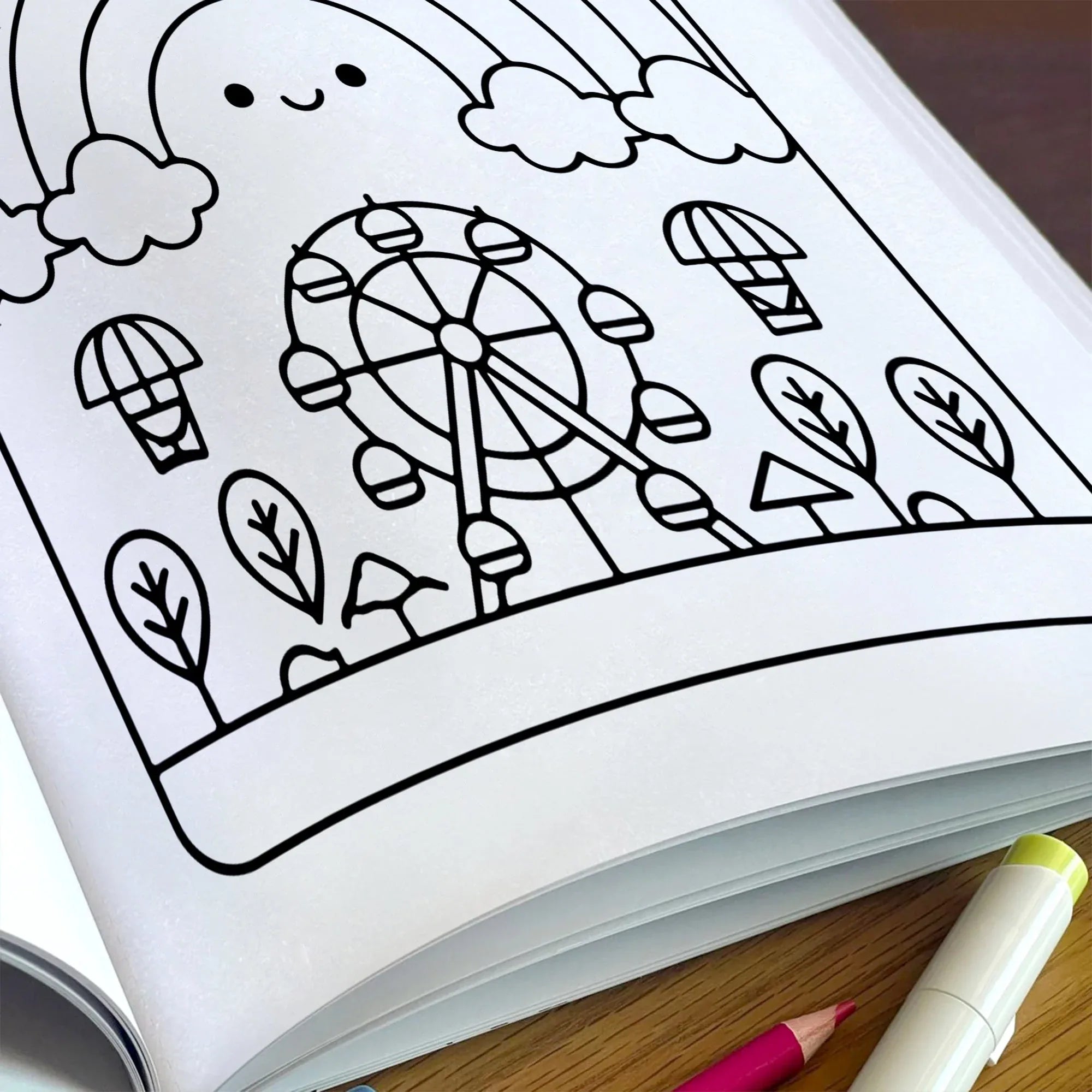 Tropical Joy Hawaii Coloring Pages – 48 Fun and Cute Summer Scenes for Kids - BIG FRENCHIES