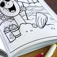 Kawaii Island Fun Hawaii Coloring Pages – 48 Adorable Beach and Ocean Illustrations for Kids - BIG FRENCHIES
