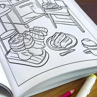 Aloha Spirit Hawaiian Coloring Pages – 48 Pages – Cute Island Life, Palm Trees, Surfboards – For Kids - BIG FRENCHIES