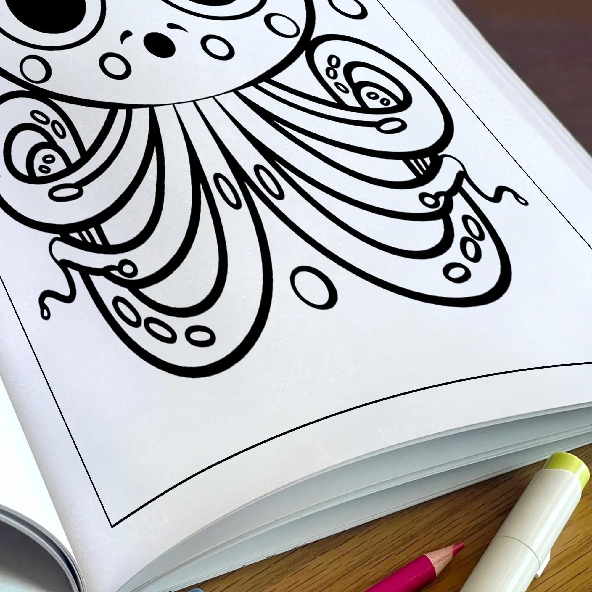 Ocean Adventures – Animal Coloring Pages – 48 Pages – Cute Sea Creatures, Bubbles, Underwater Fun – For Kids - BIG FRENCHIES