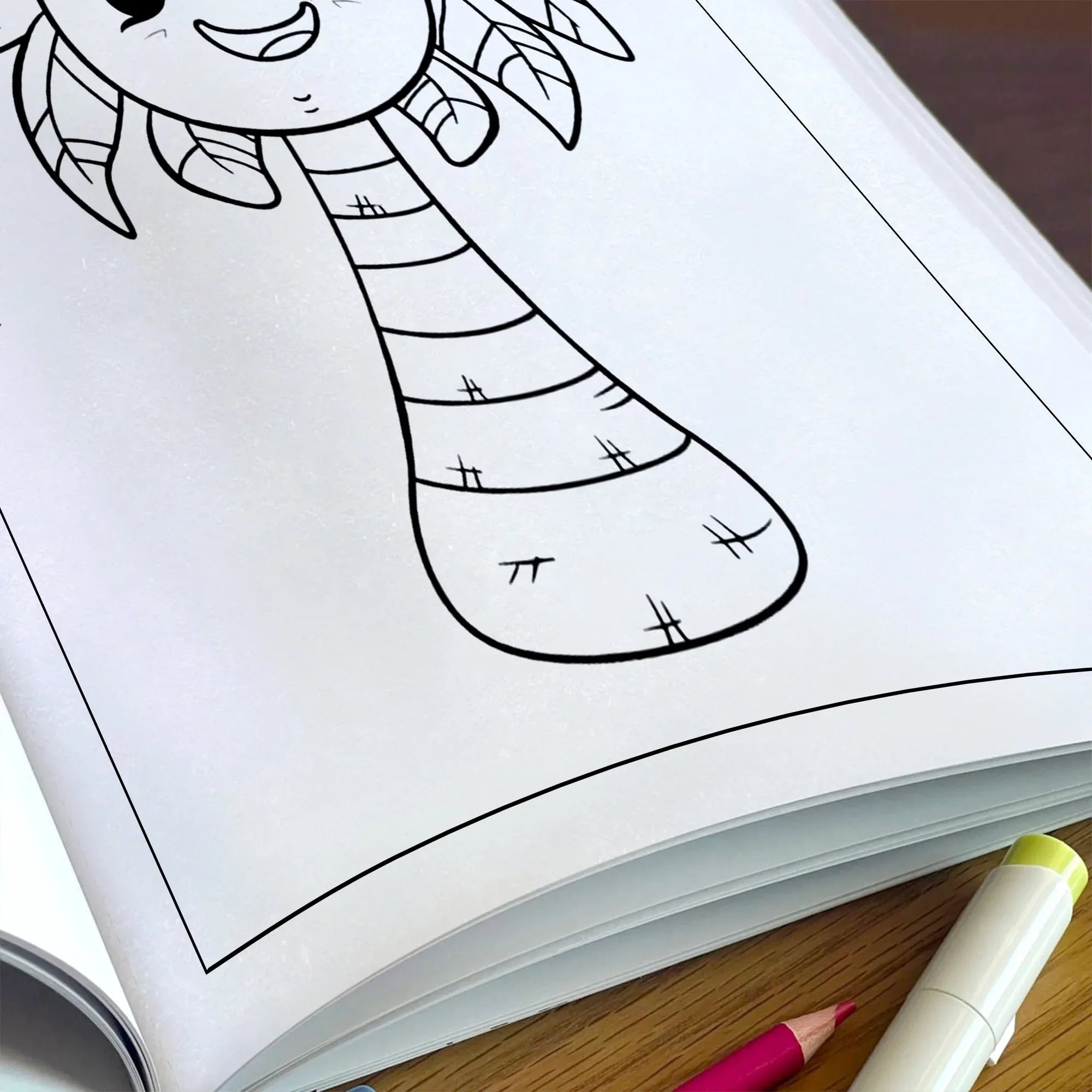 Kawaii Summer Fun Coloring Pages – 48 Pages – Cute Beach, Vacation, and Fun Summer Designs – For Kids - BIG FRENCHIES