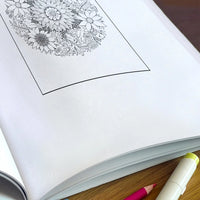 Radiant Blooms Coloring Pages – 48 Pages – Floral Mandala Patterns, Garden Flowers – For Adults - BIG FRENCHIES