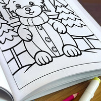 Snowy Friends Coloring Pages – 48 Pages – Cute Winter Animals – For Kids - BIG FRENCHIES