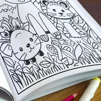 Jungle Friends – Animal Coloring Pages – 48 Pages – Cute Forest Wildlife – For Kids - BIG FRENCHIES