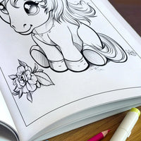 Unicorn Friends in Bloom Coloring Pages – 48 Playful and Kid-Friendly Illustrations - BIG FRENCHIES