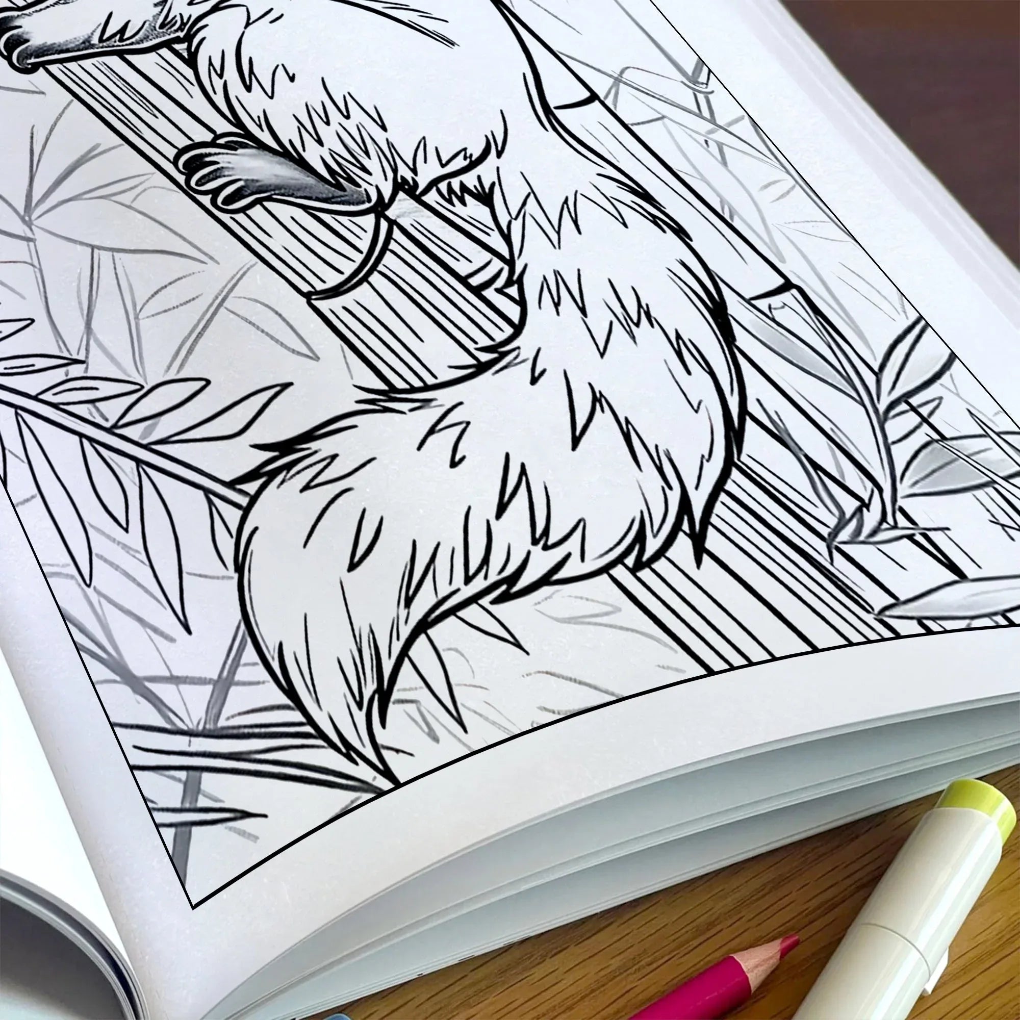 Wild Safari Adventure – Animal Coloring Pages – 48 Pages – African Wildlife, Jungle Animals – For Kids - BIG FRENCHIES