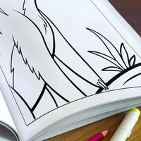 Wild Friends Coloring Pages – 48 Pages – Fun Animal Designs – For Kids - BIG FRENCHIES