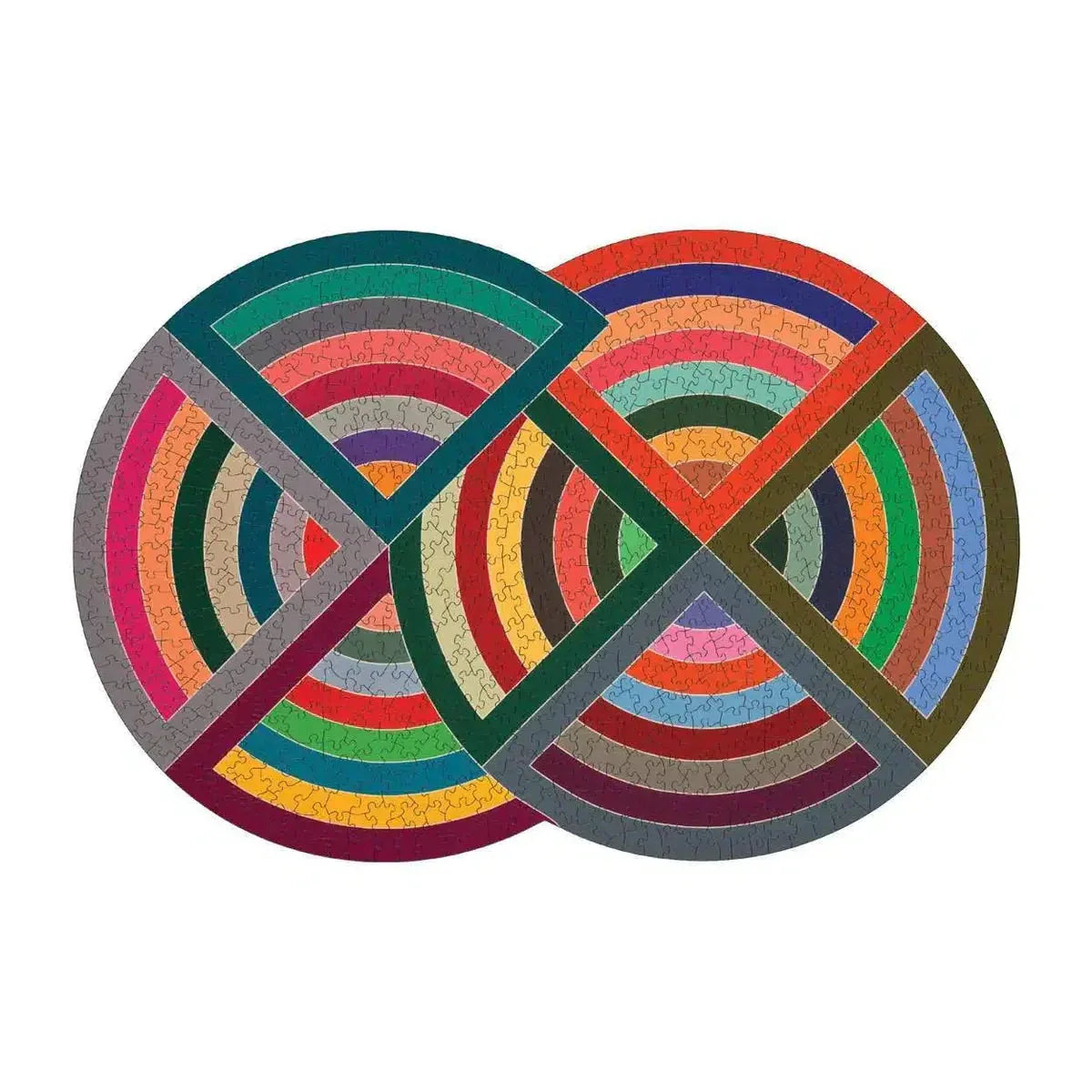 MoMA Frank Stella 750 Piece Custom Shaped Jigsaw Puzzle Galison - BIG FRENCHIES