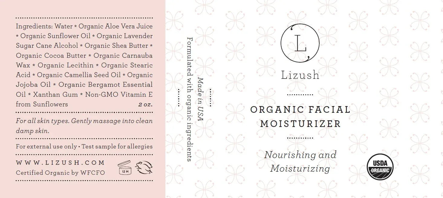 ORGANIC FACIAL MOISTURIZER Nourishing and Moisturizing - BIG FRENCHIES