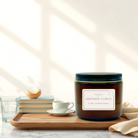 Grounded Clarity - 12oz Palo Santo and Ginger Aromatherapy Candle