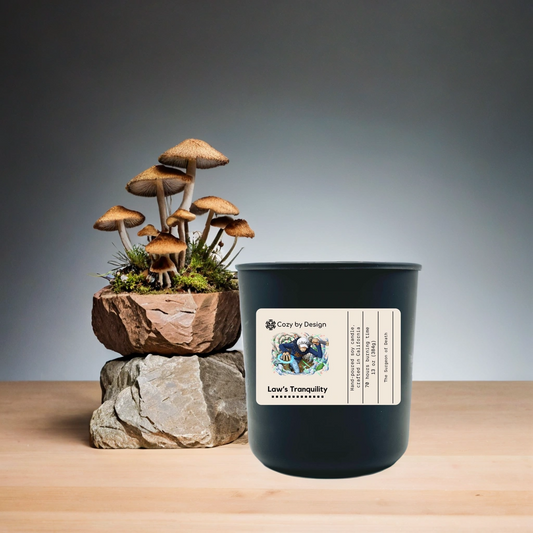 Law Inspired Anime Candle - Sea Salt & Amber Scented Candle - One Piece Gifts