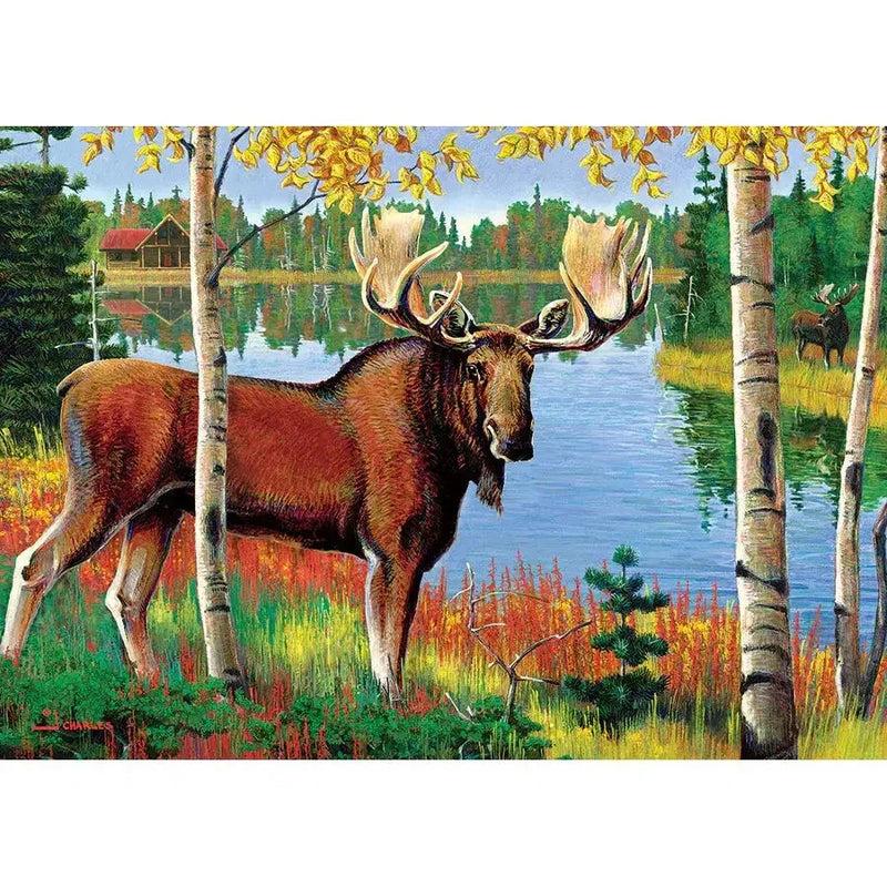 Moose 35 Piece Tray Jigsaw Puzzle Cobble Hill - BIG FRENCHIES