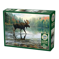 Moose Crossing 1000 Piece Jigsaw Puzzle Cobble Hill