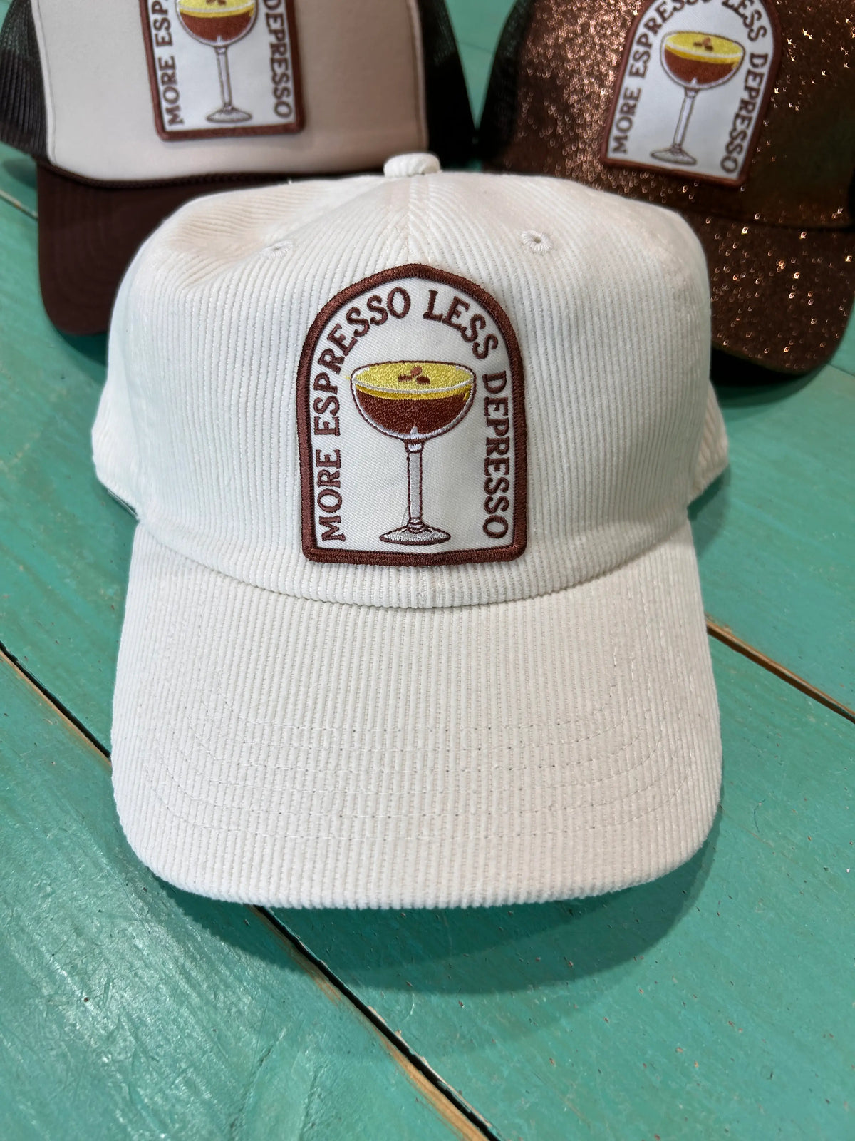 More Espresso Less Depresso Trucker - BIG FRENCHIES