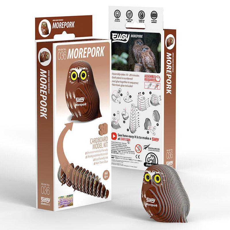 Morepork 3D Cardboard Model Kit Eugy - BIG FRENCHIES