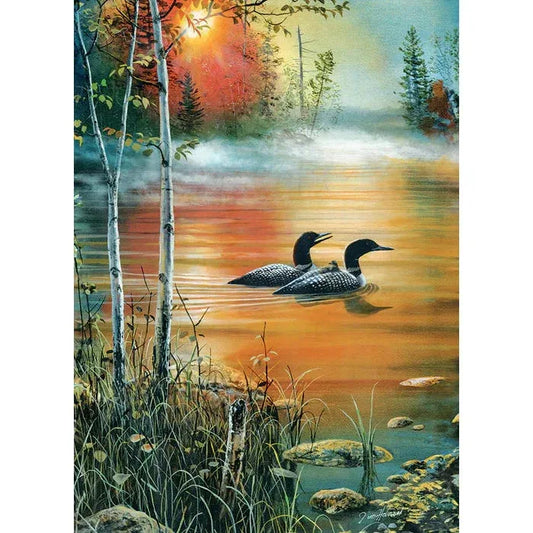 Morning Mist 1000 Piece Jigsaw Puzzle Cobble Hill - BIG FRENCHIES