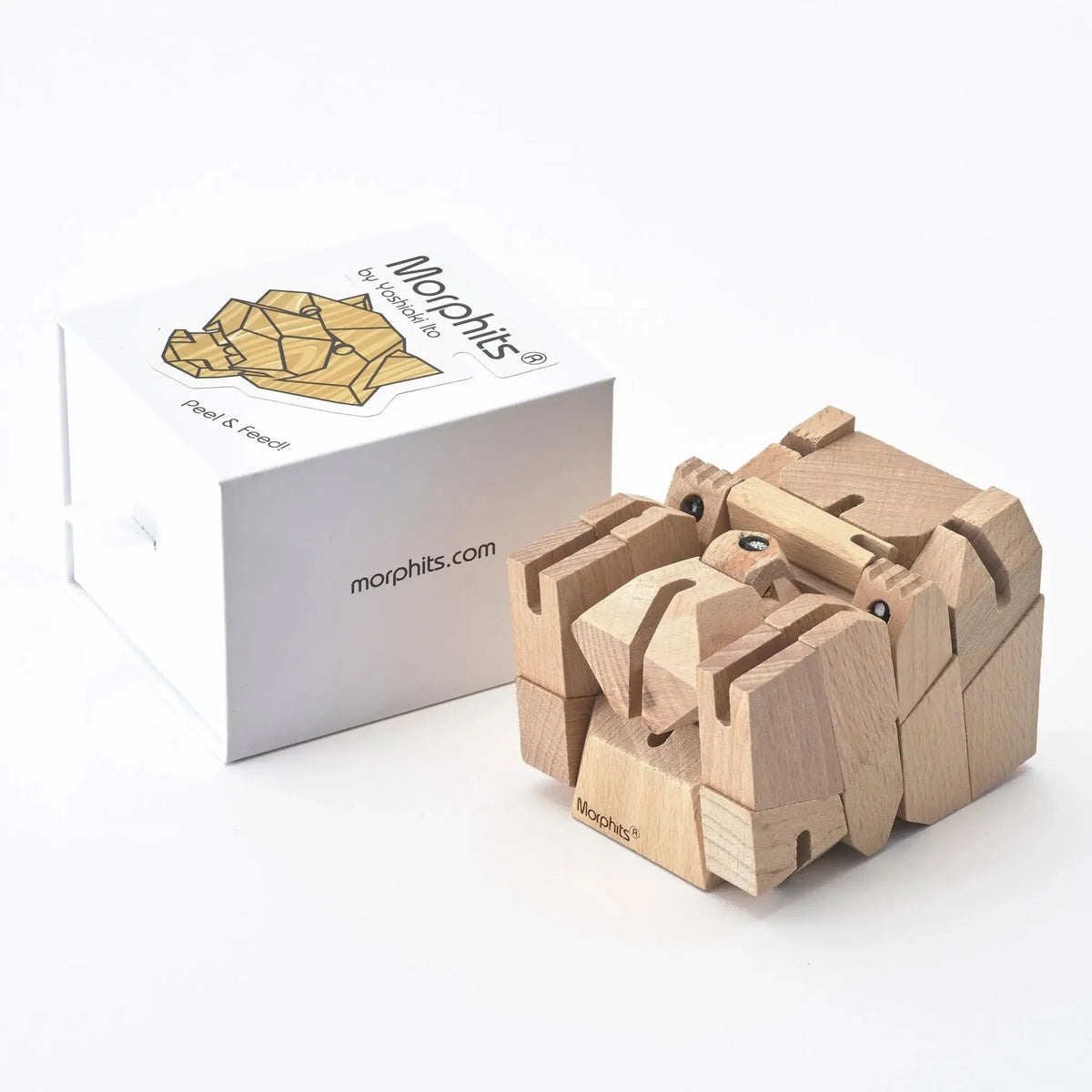 Morphits® Modern Wooden Tiger Decor – Interactive Puzzle & Art Piece - BIG FRENCHIES