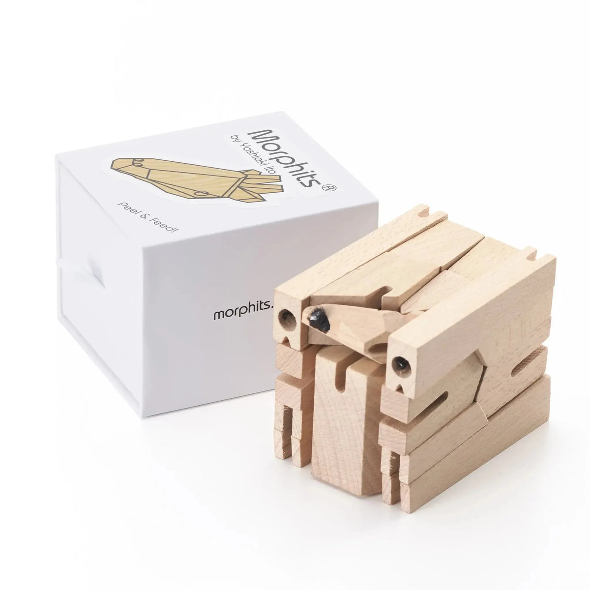 Morphits® Modern Wooden Giraffe Decor – Interactive Puzzle & Art Piece - BIG FRENCHIES