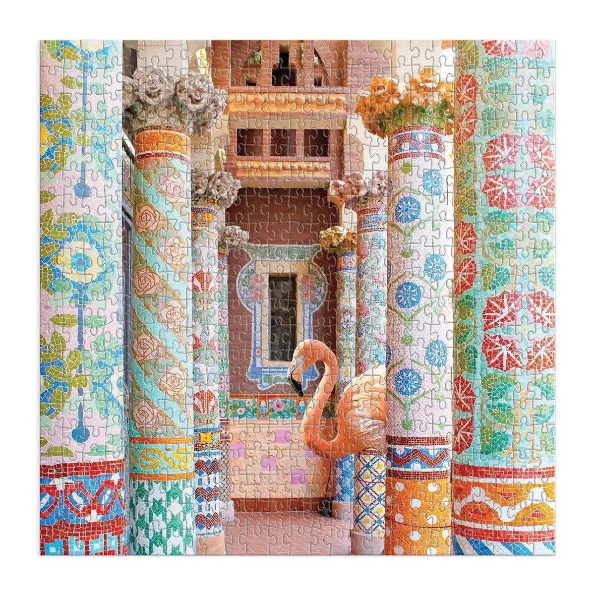 Mosaic Hall 500 Piece Jigsaw Puzzle Galison - BIG FRENCHIES