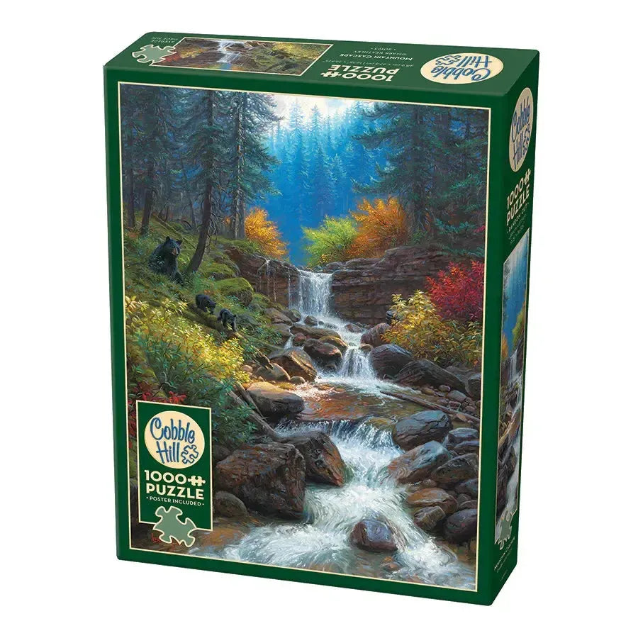 Mountain Cascade 1000 Piece Jigsaw Puzzle Cobble Hill