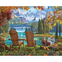 Mountain Paradise 1000 Piece Jigsaw Puzzle White Mountain