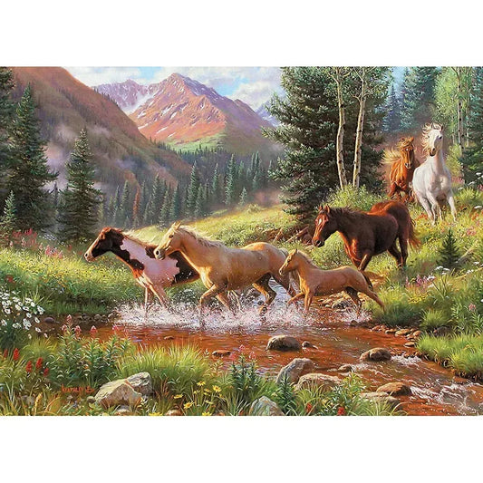 Mountain Thundaer 1000 Piece Jigsaw Puzzle Jack Pine - BIG FRENCHIES