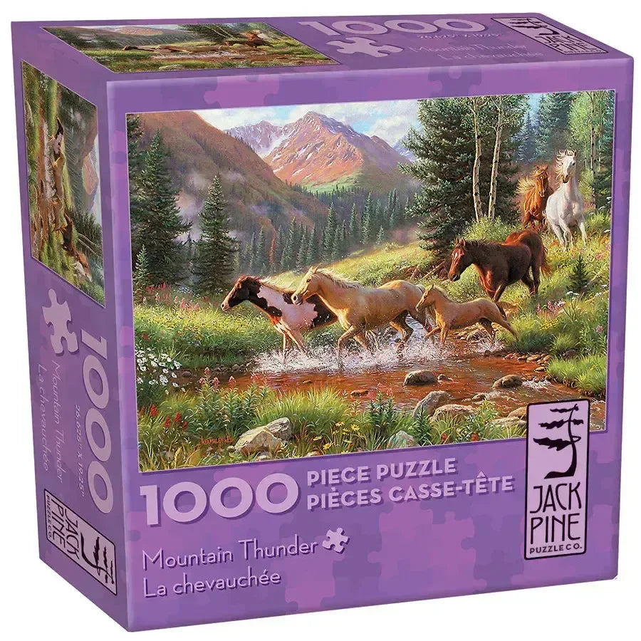 Mountain Thundaer 1000 Piece Jigsaw Puzzle Jack Pine - BIG FRENCHIES