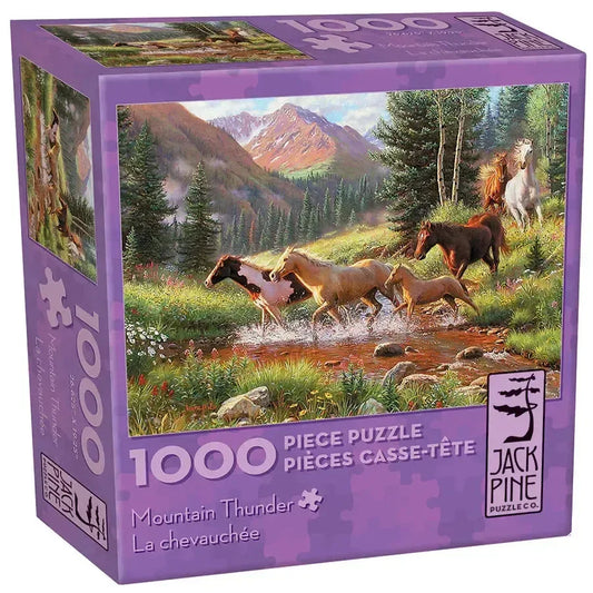 Mountain Thundaer 1000 Piece Jigsaw Puzzle Jack Pine - BIG FRENCHIES