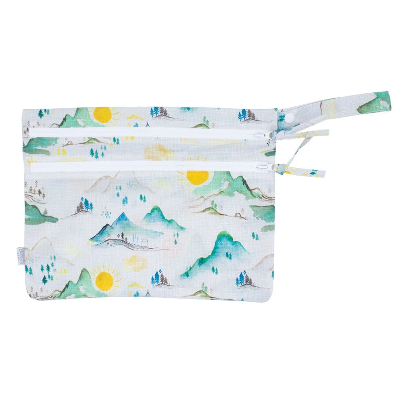 Mountain Mist - Waterproof Wet Bag (For mealtime, on-the-go, and more!) - BIG FRENCHIES