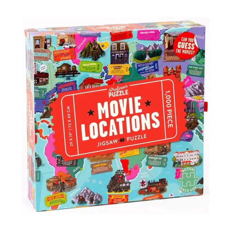 Movie Locations 1000 Piece Jigsaw Puzzle Professor Puzzle - BIG FRENCHIES
