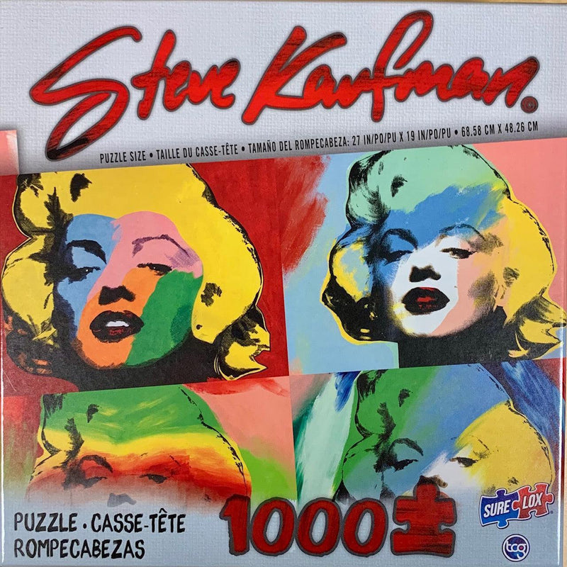 Movie Star by Steve Kaufman 1000 Piece Jigsaw Puzzle Sure Lox - BIG FRENCHIES