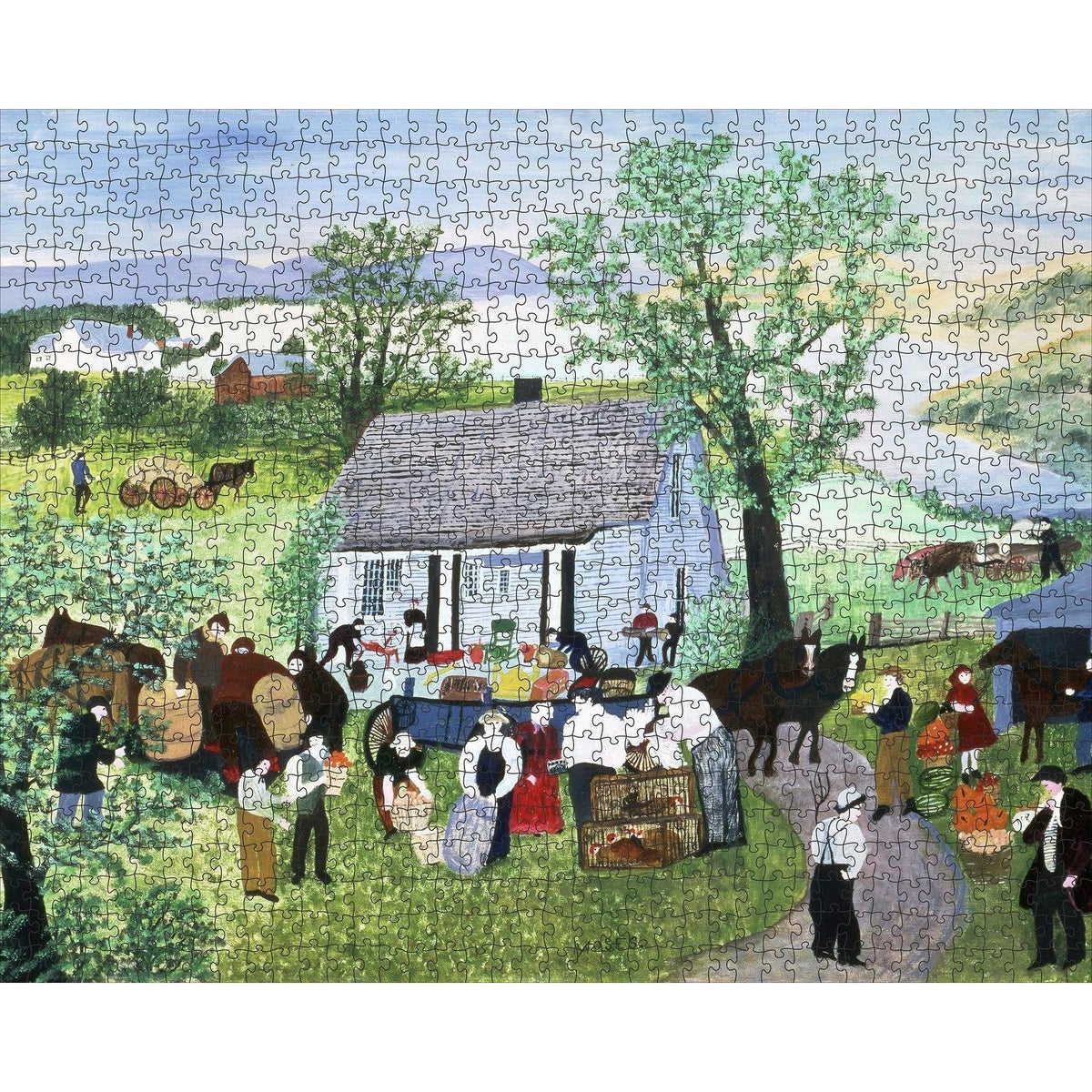 Moving Day on the Farm 1000 Piece Jigsaw Puzzle Pomegranate - BIG FRENCHIES